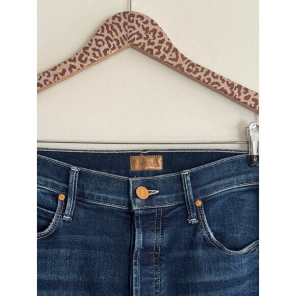 MOTHER The Stunner Ankle Fray Jeans in Teaming Up Size 29 - Picture 4 of 10